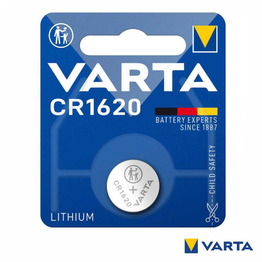 Pilha Lítio Botão CR1620 3V Blister VARTA