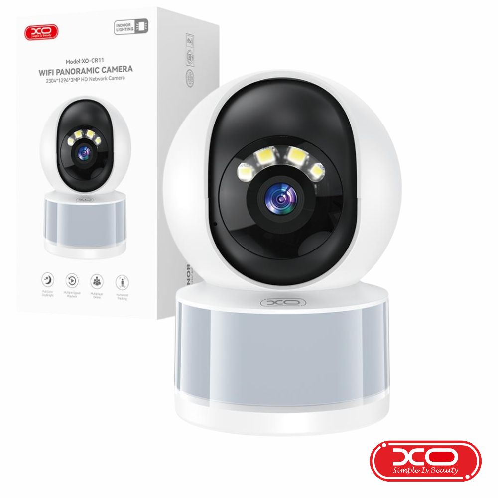 Câmara Vigilância IP 3MP 2304x1296px WiFi XO